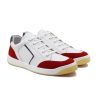 Baskets | JULES & JENN Baskets Retro Homme Cuir Blanc & Rouge Blanc/Rouge/Bleu