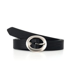 Ceintures | JULES & JENN Ceinture Fine Cuir Noir