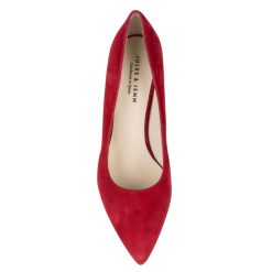 Escarpins | JULES & JENN Escarpins Cuir Daim Rouge