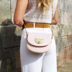 Sacs A Main | JULES & JENN Mini Sac Cuir Poudre Rose