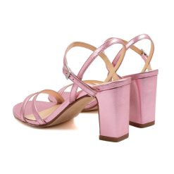 Sandales | JULES & JENN Sandales Talon Epurees Cuir Rose