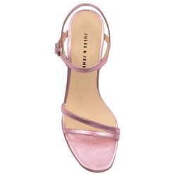 Sandales | JULES & JENN Sandales Talon Epurees Cuir Rose