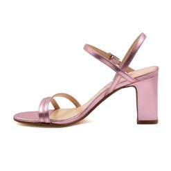 Sandales | JULES & JENN Sandales Talon Epurees Cuir Rose