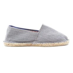 Espadrilles | JULES & JENN Espadrilles Coton Upcycle Blanc Bleu Blanc/Bleu