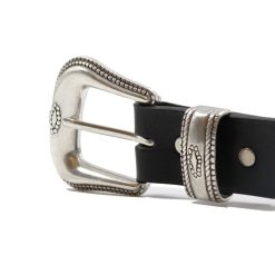 Ceintures | JULES & JENN Ceinture Far West Cuir Noir