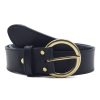 Ceintures | JULES & JENN Ceinture Boheme Cuir Bleu