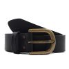 Ceintures | JULES & JENN Ceinture Milan Cuir Noir