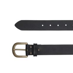 Ceintures | JULES & JENN Ceinture Milan Cuir Noir