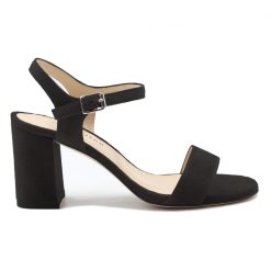 Sandales | JULES & JENN Sandales A Talon Cuir Daim Noir