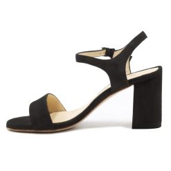 Sandales | JULES & JENN Sandales A Talon Cuir Daim Noir