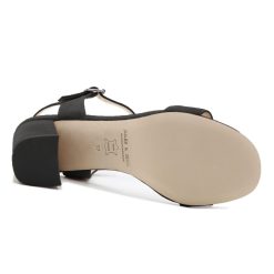 Sandales | JULES & JENN Sandales A Talon Cuir Daim Noir