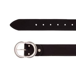 Ceintures | JULES & JENN Ceinture Camargue Cuir Noir