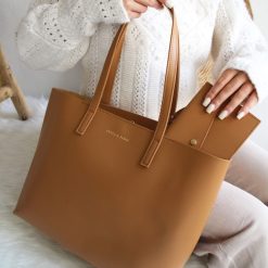 Sacs A Main | JULES & JENN Sac Cabas Cuir Camel