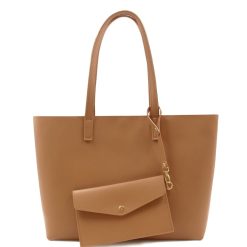 Sacs A Main | JULES & JENN Sac Cabas Cuir Camel