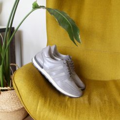 Baskets | JULES & JENN Sneakers Cuir Gris