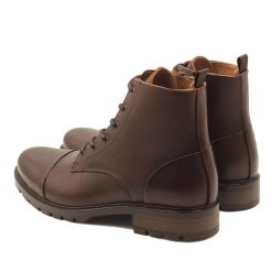 Boots | JULES & JENN Ranger Boots Cuir Graine Marron