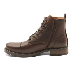 Boots | JULES & JENN Ranger Boots Cuir Graine Marron