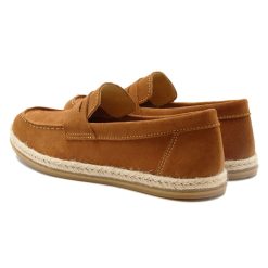 Mocassins | JULES & JENN Mocassins Espadrilles Cuir Cognac