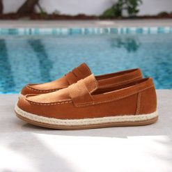 Mocassins | JULES & JENN Mocassins Espadrilles Cuir Cognac