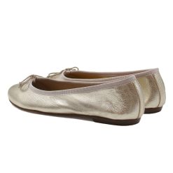 Ballerines & Slippers | JULES & JENN Ballerines Classiques Cuir Dore