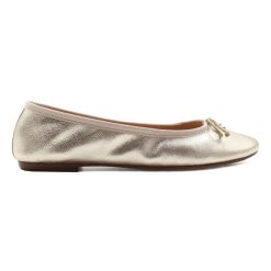 Ballerines & Slippers | JULES & JENN Ballerines Classiques Cuir Dore