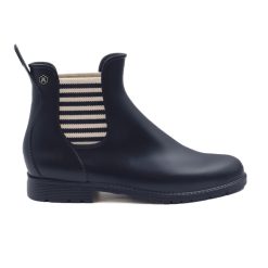 Bottines & Bottes | JULES & JENN Bottines De Pluie Bleu Blanc