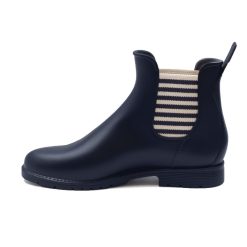 Bottines & Bottes | JULES & JENN Bottines De Pluie Bleu Blanc