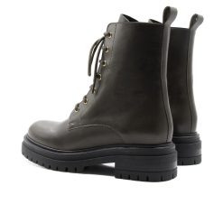 Bottines & Bottes | JULES & JENN Bottines Ranger Crantees Cuir Kaki