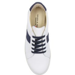 Baskets | JULES & JENN Baskets Made In France Cuir Denim Blanc/Denim