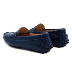 Mocassins & Derbies | JULES & JENN Mocassins Cuir Graine Bleu Bleu Marine