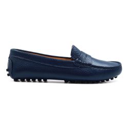 Mocassins & Derbies | JULES & JENN Mocassins Cuir Graine Bleu Bleu Marine