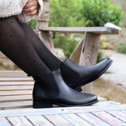 Bottines & Bottes | JULES & JENN Bottines Chelsea Cuir Noir