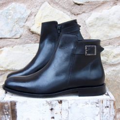 Boots | JULES & JENN Boots A Boucle Cuir Noir