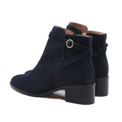 Bottines & Bottes | JULES & JENN Bottines Cavalieres Cuir Daim Bleu