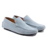 Mocassins | JULES & JENN Mocassins Cuir Daim Bleu Clair