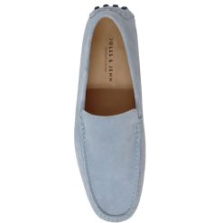 Mocassins | JULES & JENN Mocassins Cuir Daim Bleu Clair