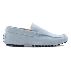 Mocassins | JULES & JENN Mocassins Cuir Daim Bleu Clair