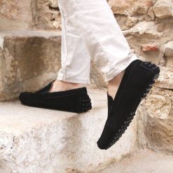 Mocassins | JULES & JENN Mocassins Cuir Daim Noir