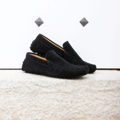 Mocassins | JULES & JENN Mocassins Cuir Daim Noir