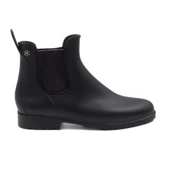 Bottines & Bottes | JULES & JENN Bottines De Pluie Noir Argente Noir/Gris