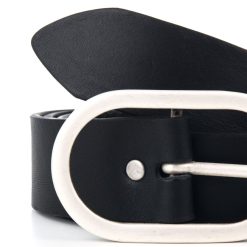 Ceintures | JULES & JENN Ceinture Large Cuir Noir