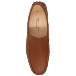 Mocassins | JULES & JENN Mocassins Cuir Graine Cognac